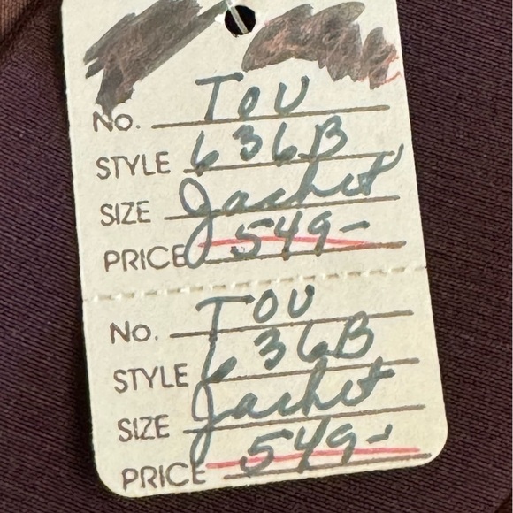 Vintage Tous Les Jours Blazer Jacket Made in Italy Lama Wool Size 8 NWT - Picture 14 of 16